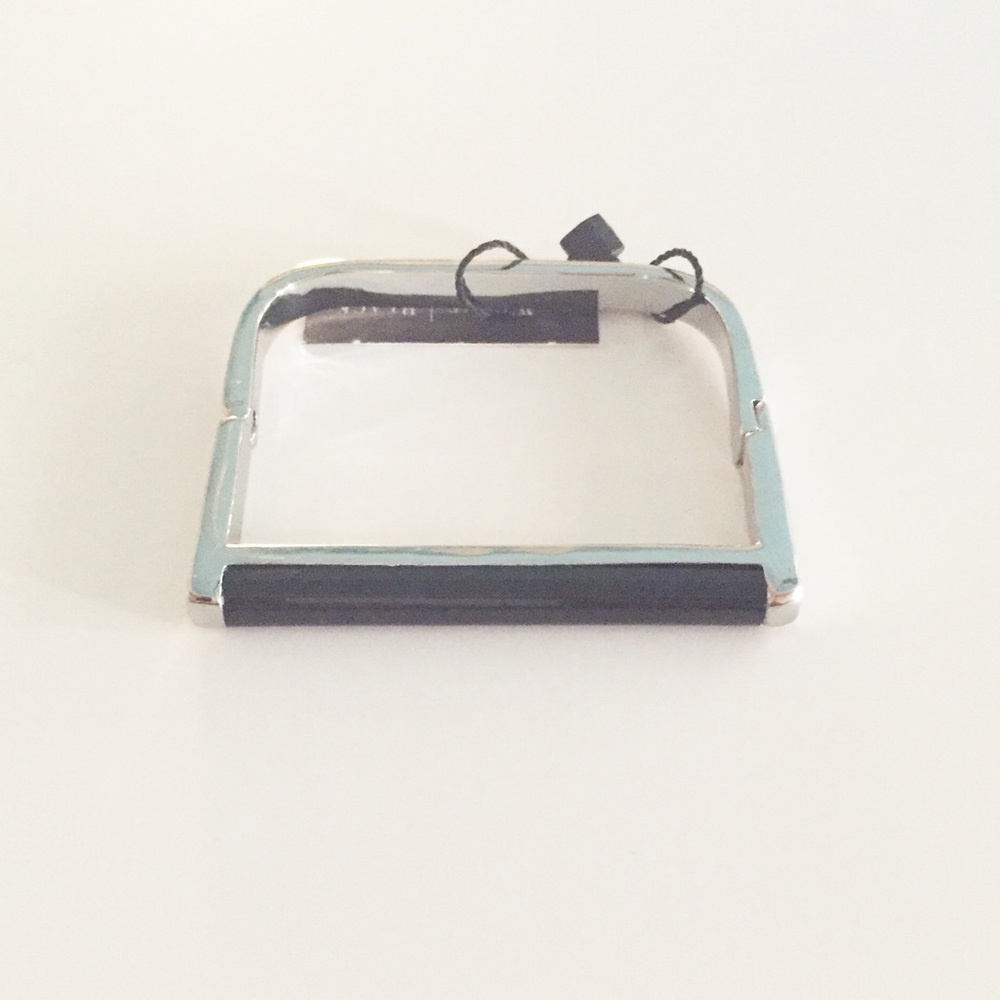 Flat Jet Bar Square Bangle Bracelet - Modern Y2K